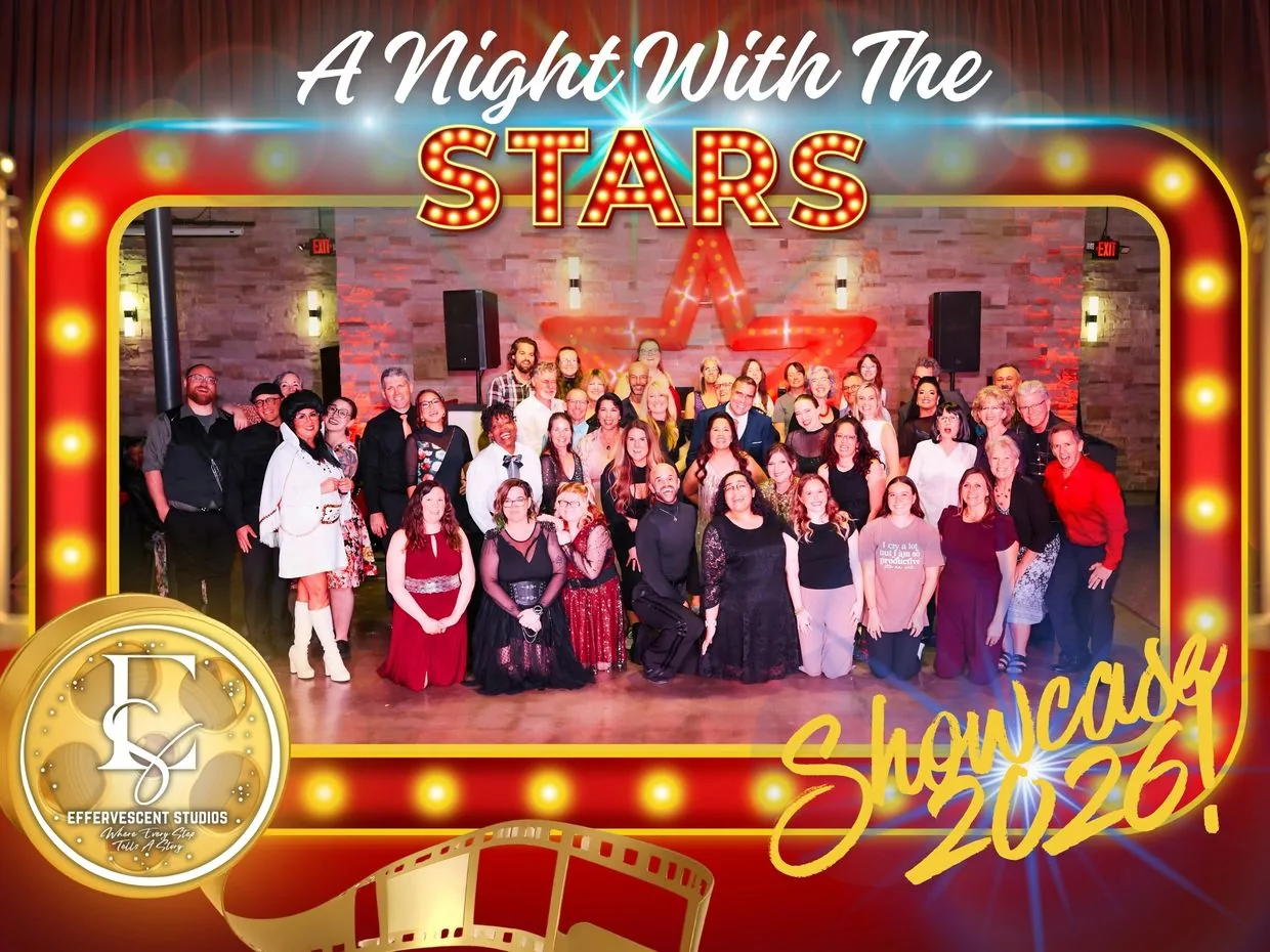 The Effervescent Studios community at A Night With the Stars, 2026 showcase